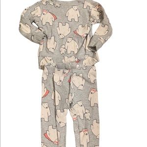 Baby polar bear pajamas